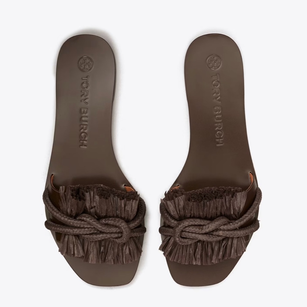 🆕Tory Burch Rope Flat Slide